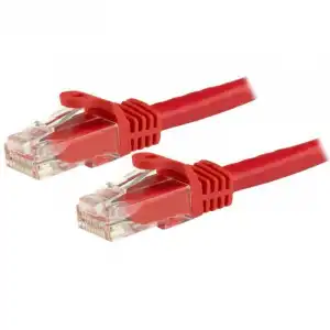 StarTech Cable de Red UTP Snagless Cat6 1.5m Rojo