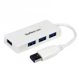 Startech Hub USB 3.0 4 Puertos Blanco