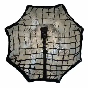 Bematik - Campana Reflectora Softbox De 120cm Octogonal Para Foco Flash Speedlite Con Nido De Abeja Jl09500