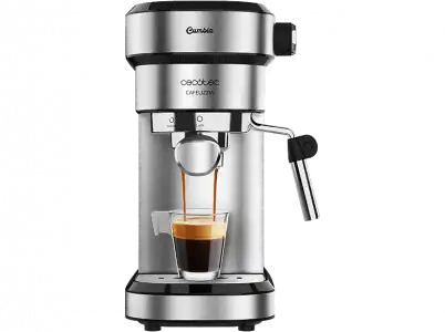 Cafetera express - Cecotec Cafelizzia 790 Steel, 1350W, Calentamiento rápido, 20 bar, 1.2 L, 1-2 cafés, Inox