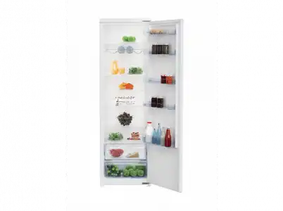 Frigorífico una puerta integrable - Beko BSSA315K3SN, Cíclico, 177.5 cm, 309 l, Blanco