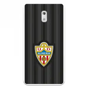 Funda Oficial Ud Almería Fondo Negro Para Nokia 3