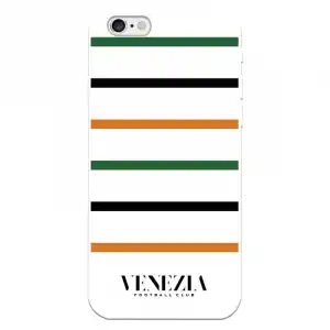 Funda Para Iphone 6s Del Venezia Fondo Blanco Rayas - Licencia Oficial Venezia Football Club