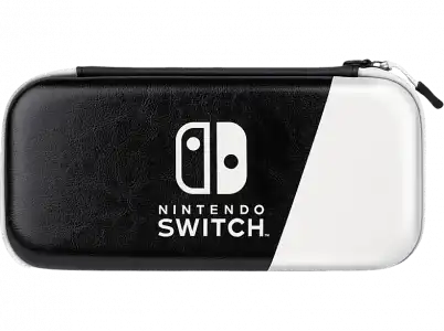 Funda - PDP Gaming Slim Deluxe, Para Nintendo Switch y Lite, Nylon, Blanco Negro