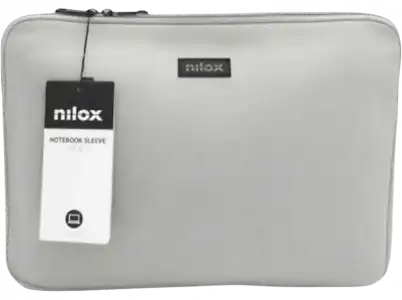 Funda portátil - Nilox NXF1502, Para de 15.6", Universal, Neopreno, Gris