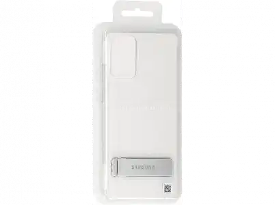 Funda - Samsung Clear Standing EF-JA725CTEGWW, Para Galaxy A72, Con pestaña para apoyo, Transparente