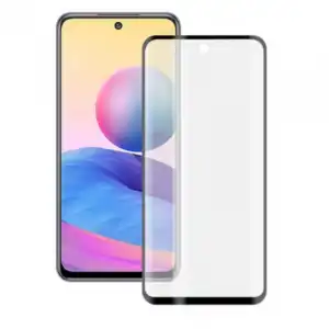 Ksix Protector de Pantalla Cristal Templado para Xiaomi Redmi Note 10 5G Negro