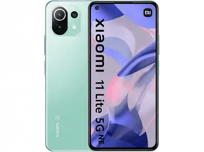 Móvil - Xiaomi 11 Lite 5G NE, Verde Menta, 128 GB, 6 GB RAM, 6.55" FHD+, Snapdragon 778G, 4250mAh, Android