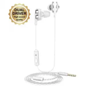 Muvit Auricular Dual Driver M1i+ 3,5 Mm Blanco