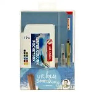 Set Urban Sketching Talens bloc azul