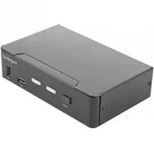 StarTech Switch KVM 2 Puertos HDMI 4K con Hub USB