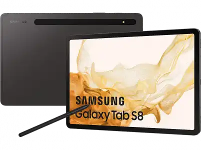 Tablet - Samsung Galaxy TAB S8, 128 GB, Gris Oscuro, WiFi, 11" WQXGA, 8 GB RAM, SD™ 898, Android 12