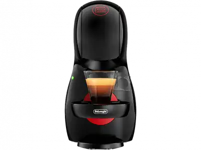 Cafetera de cápsulas - Nescafé Dolce Gusto De'Longhi Piccolo XS EDG210.B, 1500 W, 0.8 L, Negro/Rojo