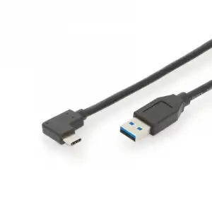 Digitus Cable USB-C a USB-A Macho/Macho 1m Negro