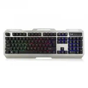 Ewent PL3312 Teclado Gaming Retroiluminado Plata