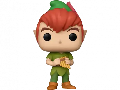 Figura - Funko Pop! Peter Pan 70th: with Flute, Vinilo, 10 cm