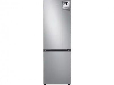 Frigorífico combi - Samsung SMART AI RB34C602DSA/EF, No Frost, 185.3cm, 344l, Mono Cooling, WiFi, Inox