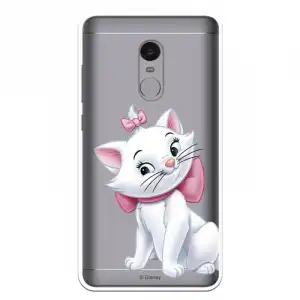 Funda Oficial Disney Marie Silueta Transparente Para Xiaomi Redmi Note 4 - Los Aristogatos