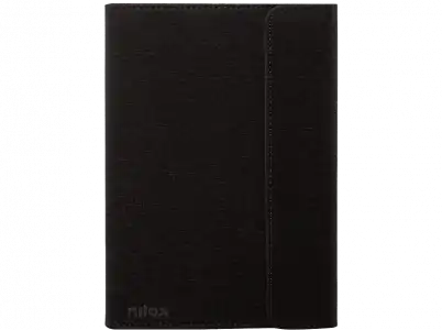 Funda tablet - Nilox Universal, Para Tablet de 9,7" a 10,5", Tapa libro, Negro