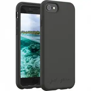 Just Green Carcasa Negra Biodegradable para iPhone 6/6S/7/8/SE2020