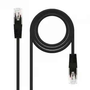 Nanocable Cable de Red RJ-45 UTP AWG24 Cat.6 1m Negro