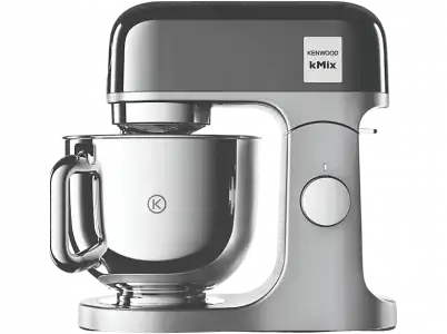 Robot de cocina - Kenwood kMix KMX760BC, Amasador repostería, 1000 W, 5 l, 6 Velocidades, Parada automática, Inox