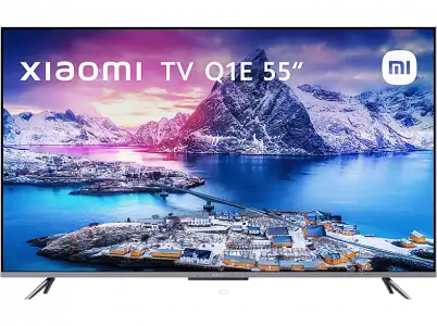 TV QLED 55" - Xiaomi Q1E 55, UHD 4K, QLED, Smart TV, HDR10+, Control por voz, Dolby Audio™, DTS-HD®, Negro