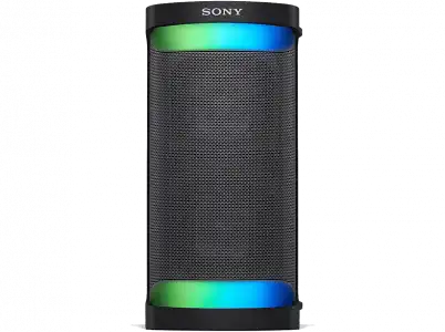 Altavoz inalámbrico - Sony SRSXP500B, Bluetooth, 20h de autonomía, Resistente al agua, Micrófono, Negro