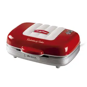 Ariete - Sandwichera Party Time 3 En 1 Rojo