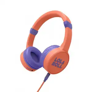 Auriculares infantiles Lol&Roll Pop Kids Naranja