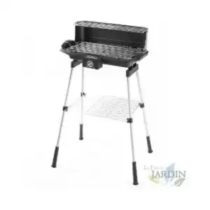 Barbacoa Eléctrica Con Patas Orbegozo. Tamaño De La Parrilla: 39x21,5 Cm. Potencia 2.200w.