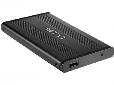 Caja disco duro - Sveon STG062, 2.5", USB 3.0, Aluminio, Negro