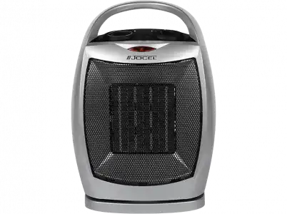 Calefactor - Jocel JAC013088, 1500 W, Termostato regulable, 2 Niveles de calefacción, Gris/Negro