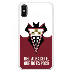 Funda Licencia Oficial Albacete Balompié Escudo del Albacete que no es Poco para iPhone XS