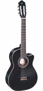 Guitarra Electroacustica Cuerdas De Nylon Ortega Rce141bk