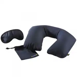 Juego inflable de almohada de viaje y antifaz para dormir Travel Blue