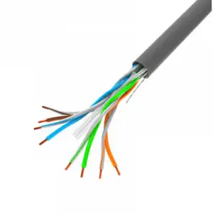 Lanberg Bobina Cable de Red RJ45 Cat.6 UTP AWG24 Solid Cobre Fluke 305m Gris