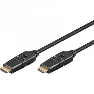 MicroConnect IC-31914 Cable HDMI Pivotante Macho/Macho 2m Negro