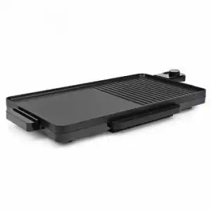 Plancha Parrilla Eléctrica Cocina 2 En 1 2000 W Negra 49x27 Cm Tristar