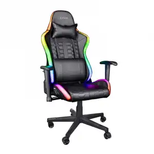 Silla gaming TRUST RIZZA negro con luces LED