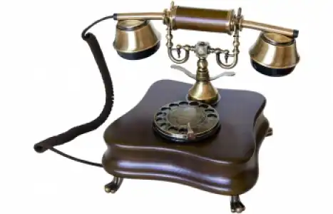 Télefono Vintage Madera 1921 Cable - Modelo B
