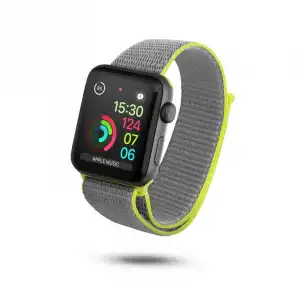 Unotec Correa Velcro para Apple Watch 42/44mm Amarilla