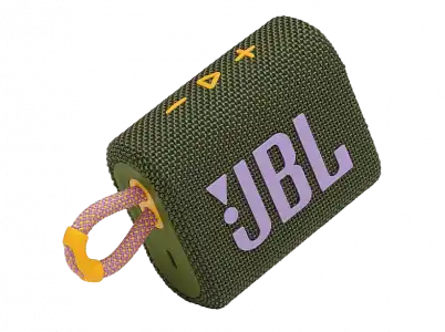 Altavoz inalámbrico - JBL Go 3, 4.2 W, 5 h, 500 mAh, Verde y Rosa