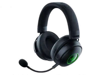 Auriculares gaming - Razer Kraken V3 Pro, Con cable e Inalámbricos, Razer™ Hypersense, Tecnología Háptica, Negro