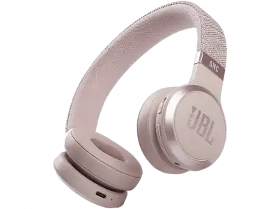 Auriculares inalámbricos - JBL Live 460NC, De diadema, Bluetooth 5.0, Hasta 50 horas, ANC, Rosa