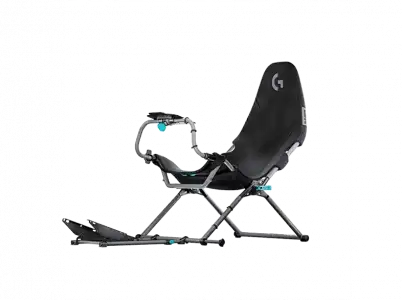 Cockpit - Playseat Challenge X Logitech G Edición, Altura máx 120-220 cm, Negro