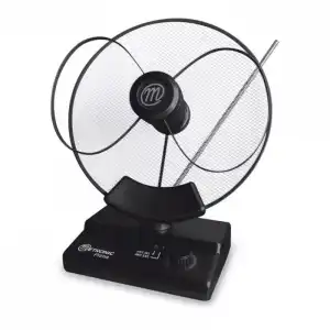 Metronic Prima Antena TV de Interior Orientable 26 dB