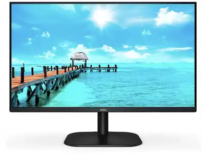 Monitor - AOC 24B2XH, 23.8" FHD, IPS, 7 ms, 75 Hz, HDMI, Modo Low Blue Light, Compatible VESA, Negro