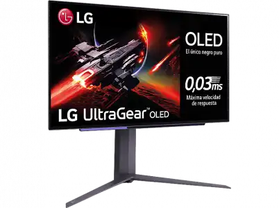 Monitor gaming - LG 27GR95QE-B, 26.5", OLED 4K (2560x1440), 0.03 ms, 50/60 Hz, NVIDIA G-Sync™ Compatible, Negro