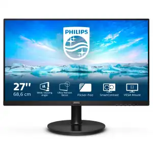 Philips - Monitor PC 68,6 cm (27') Philips 271V8/00, 75 Hz, Full HD, SmartImage (Reacondicionado grado B).